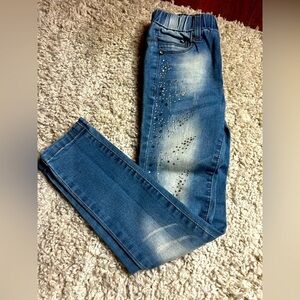 GIRLS MAE LI ROSE BEAUTIFUL SKINNY PULL ON JEANS SIZE 6X